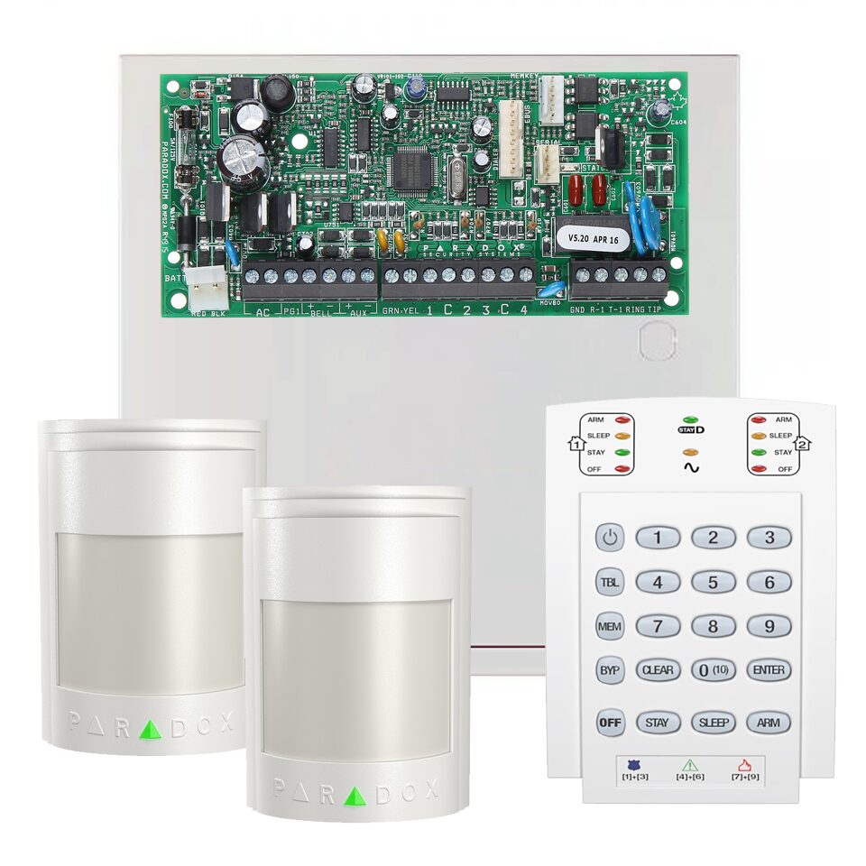 KIT SP4000 cu tastatura LED K10V si 2x PIR 476+