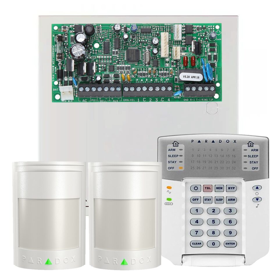 KIT SP4000 cu tastatura LED K32+ si 2x PIR 476+