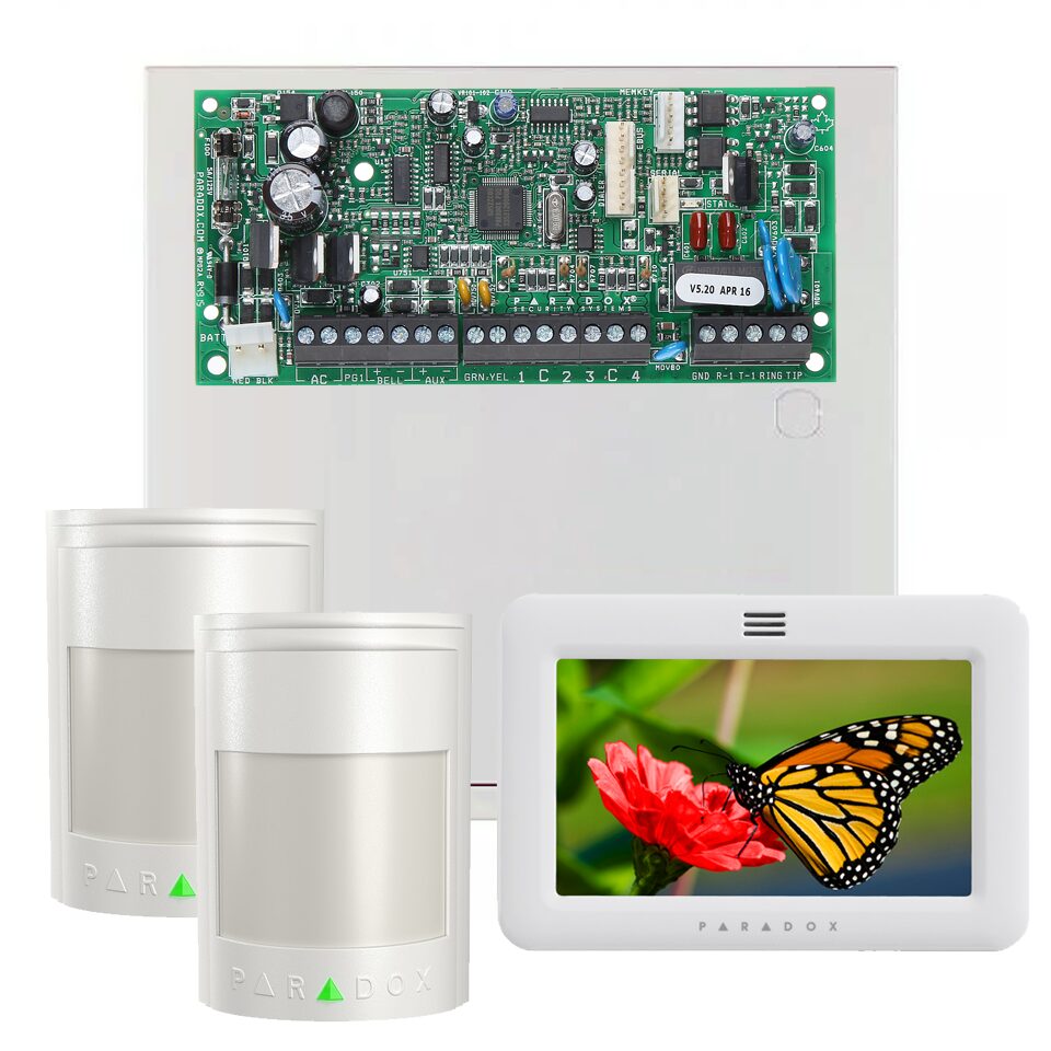 KIT SP4000 cu tastatura touchscreen TM50 si 2x PIR 476+